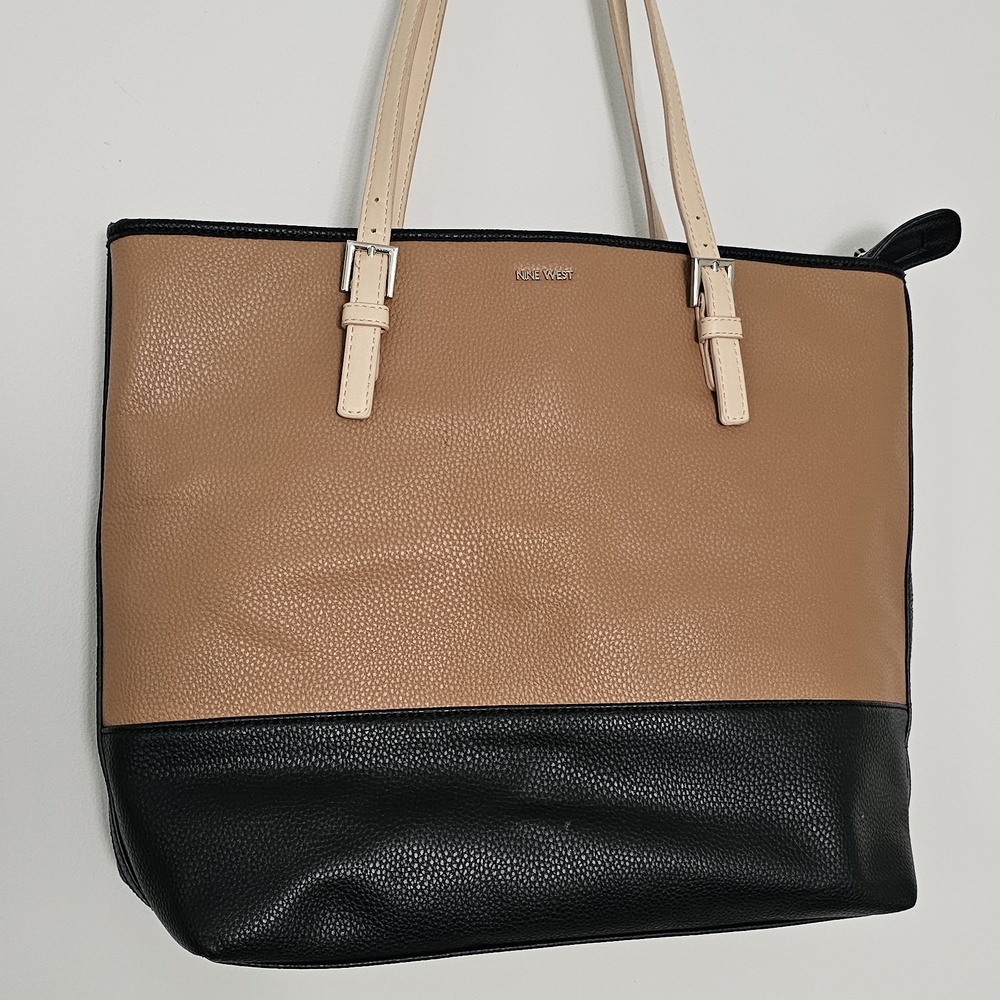 Nine West Camel and Black Purse